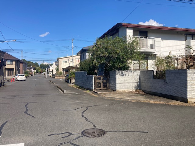 前面道路　南→北