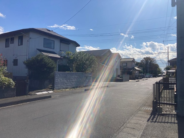 前面道路　北→南