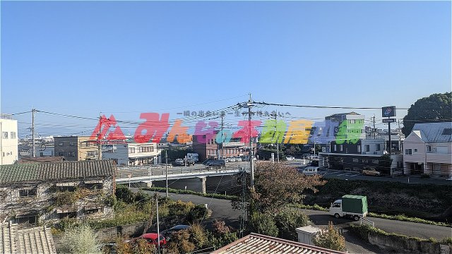 玄関からの眺望です。