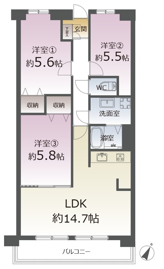 間取り：304000315679