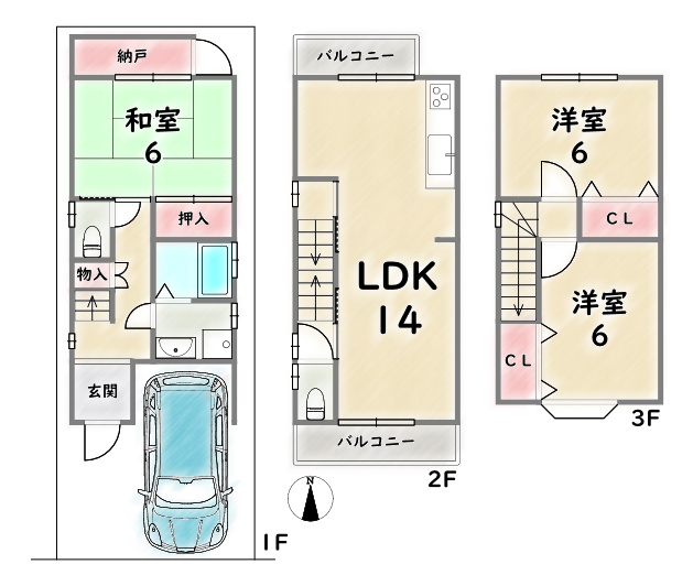 間取り：326000259418