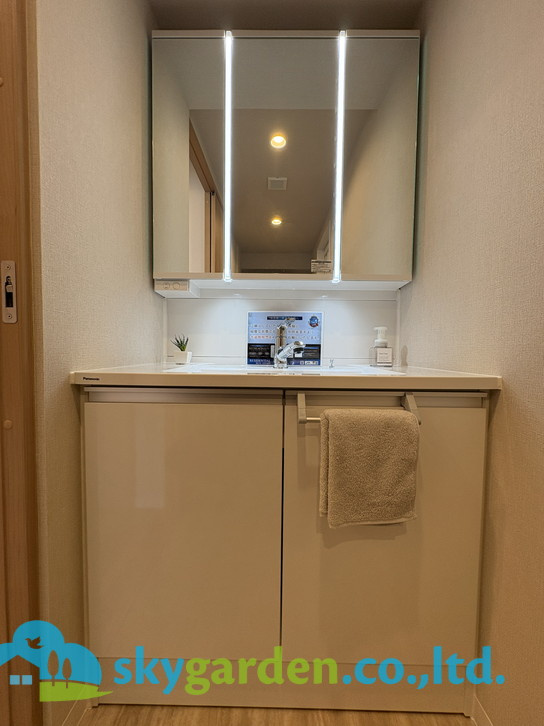 独立洗面化粧台付き