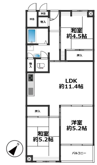 間取り：328000621124