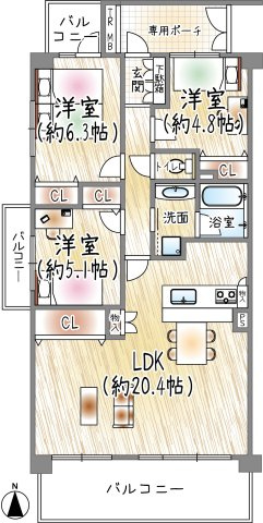 間取り：328000648354