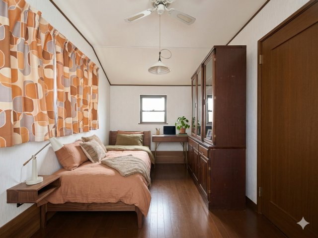 ◆気持ちの良い風が室内へ入り込む居室。家具を配置しても広々ご利用いただけます！！(家具はイメージです)