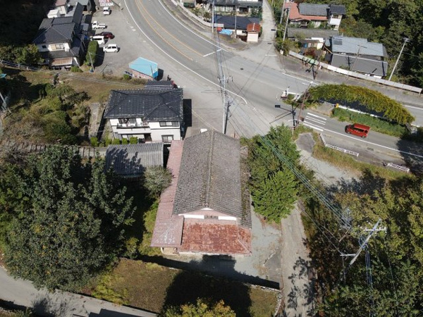 【笛吹市御坂町藤野木　売地の外観】