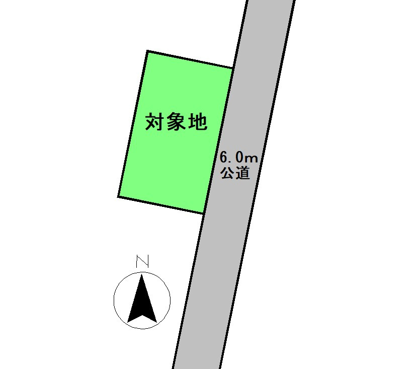 間口も広く使いやすいお土地です。