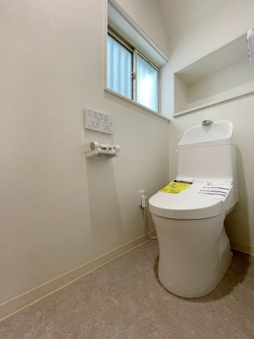 トイレもきれいです