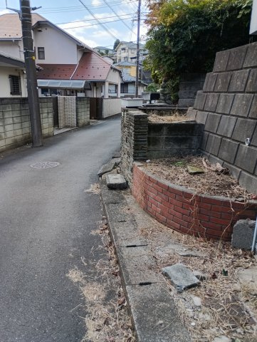 前面道路です。