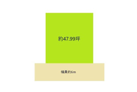 海南市日方　土地の間取り