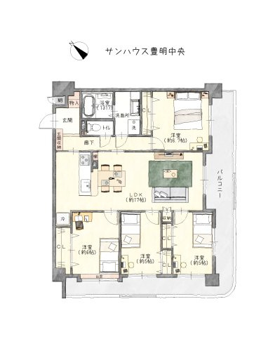 間取り：323000496275