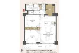 東久留米市中央町の中古マンションの間取り