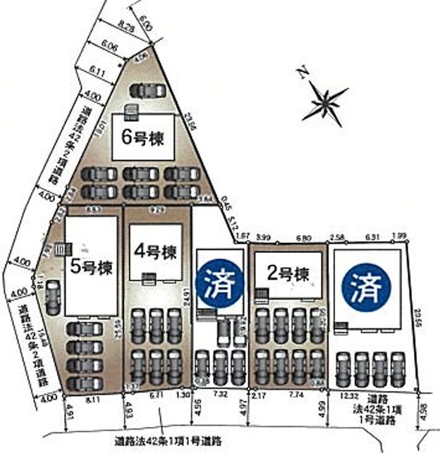 5号棟の区画図です
