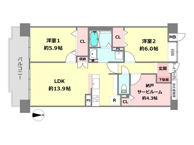 間取り：328000641205
