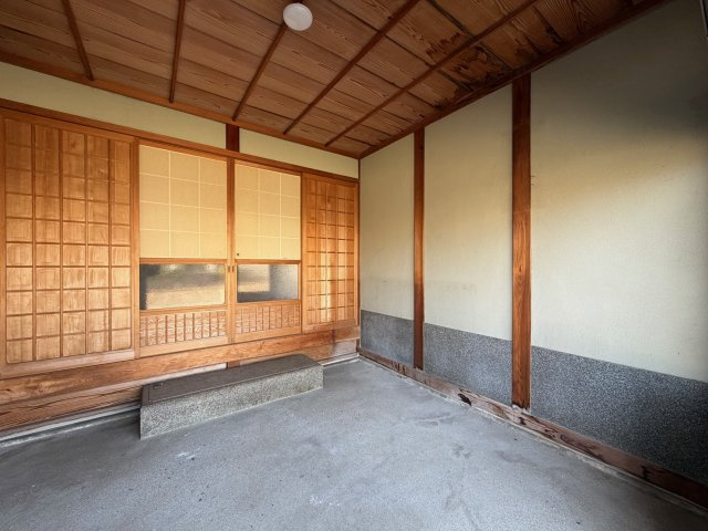 広い玄関♪