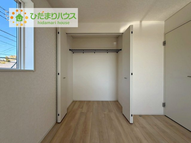 各居室にはしっかりと収納を完備！