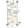 クレストプライムレジデンス　プロムナード七番街の間取り