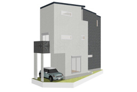 木幡陣ノ内　新築戸建の外観