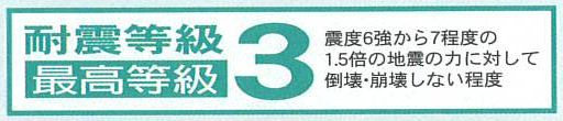 耐震等級3