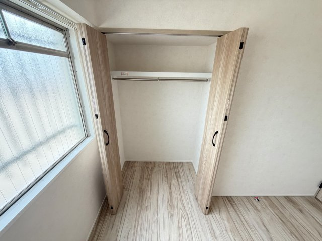 全居室収納付きで、お部屋がすっきり片付きます。