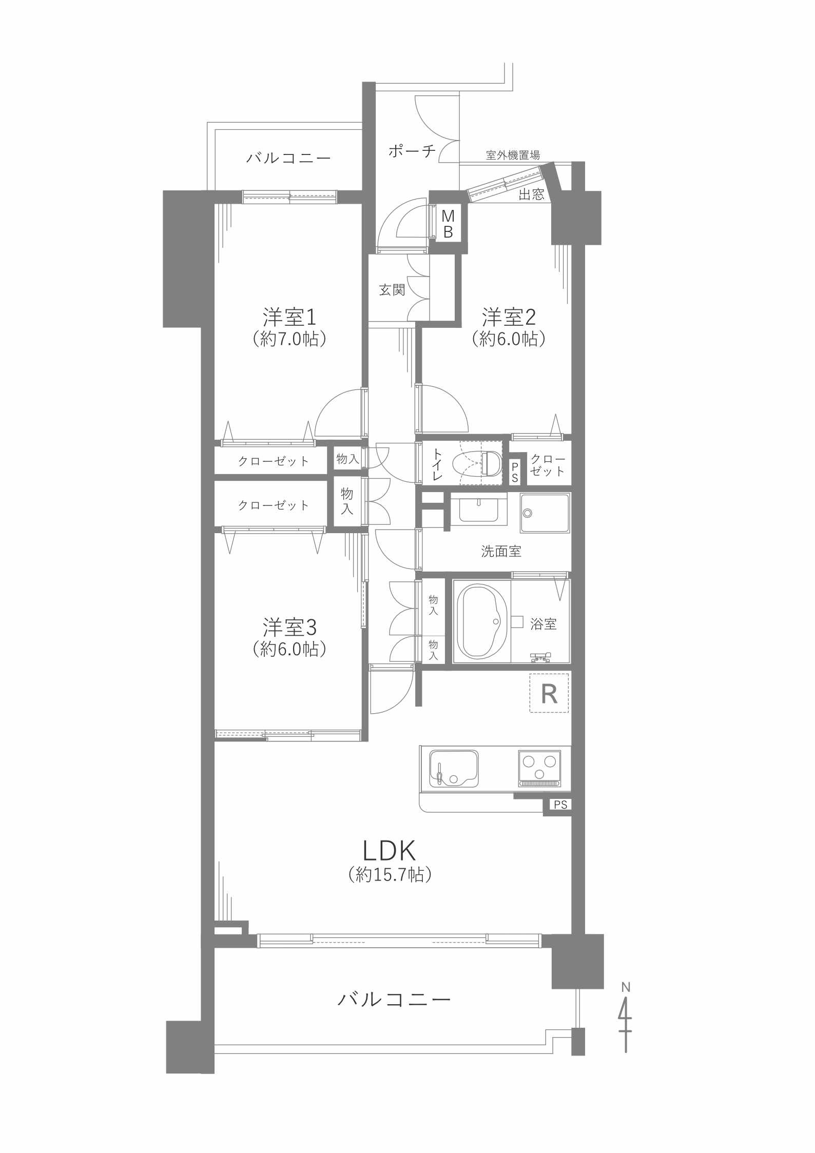 間取り：323000480992