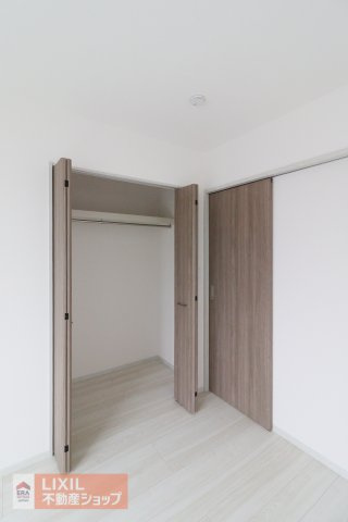 【収納】現地完成写真。しっかり収納がついております！