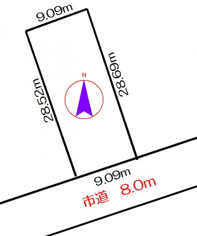 区画図：301000102884