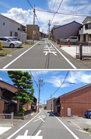 南側前面道路