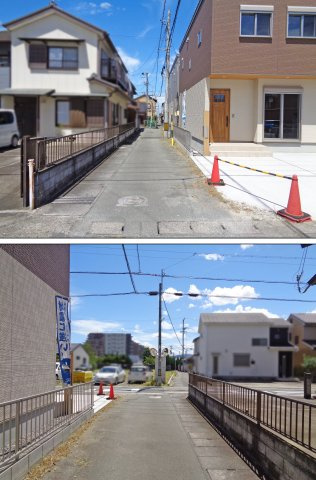 西側道路