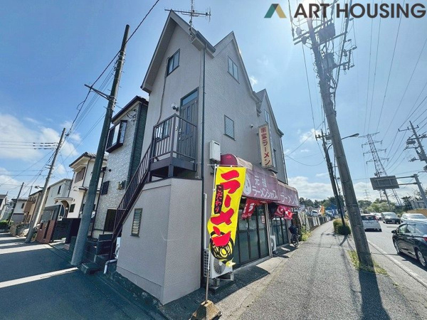 【青葉　住宅付き店舗の外観】
