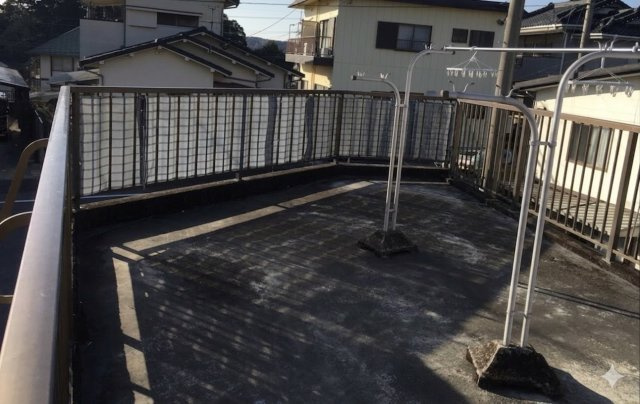ガレージの屋上部分です！洗濯物が大量に干せます！
