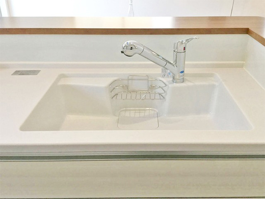人造大理石使用のおしゃれなシンク