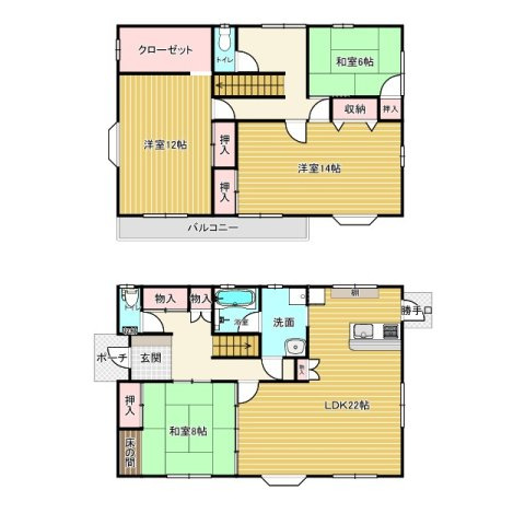 間取り：334000216707