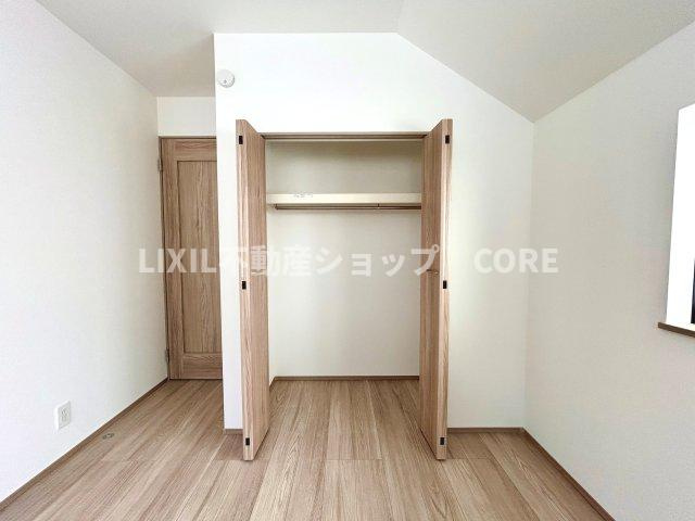 全居室にクローゼットを完備！居室空間をより広く隅々までお使いいただけますね。