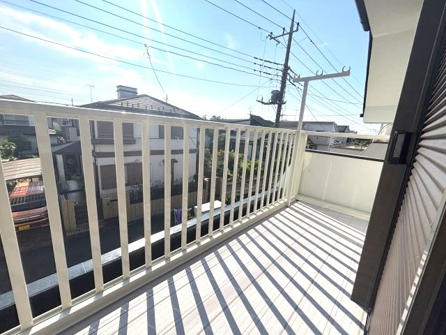 陽当りの良いバルコニーです。