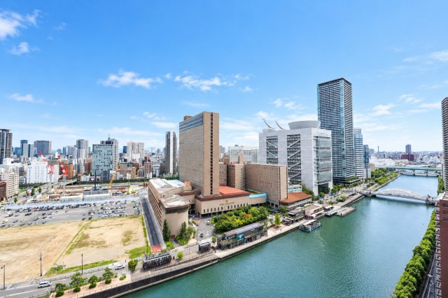 【物件からの眺望】中之島のリバービューを毎日満喫可能です☆