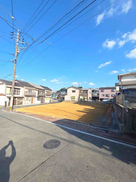 【祝町二丁目（1区画）の前面道路含む現地写真】