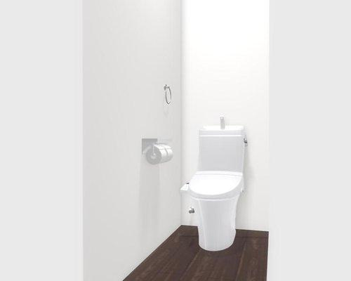 おトイレはフチレスでお掃除がラクラクです♪