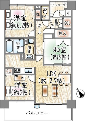 間取り：328000630962
