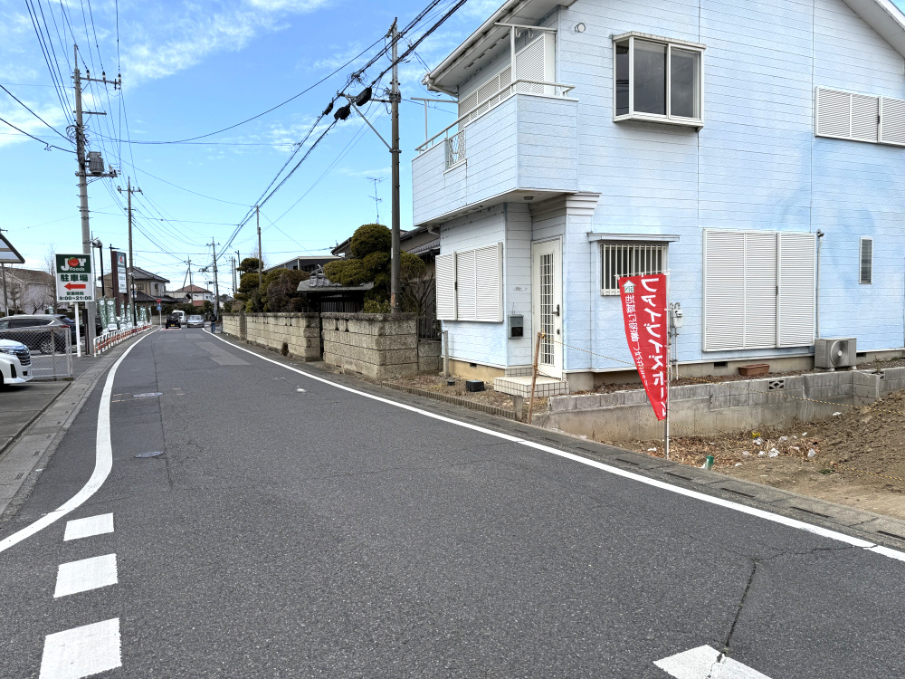 久喜市葛梅（全2区画）前面道路は南側5.5ｍです。
