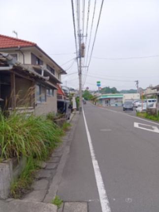 南側道路からの写真