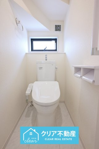清潔感のあるトイレは明るく気持ちのいい空間です♪