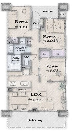 間取り：311002320764