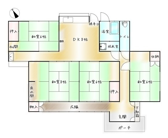 間取り：346000043214