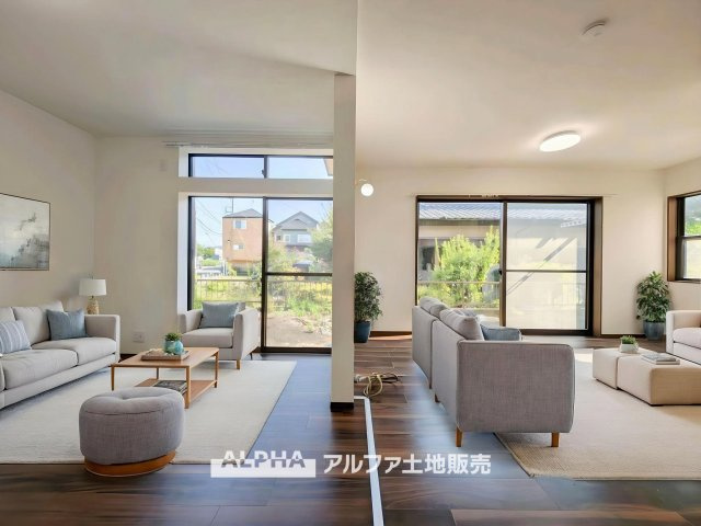 ※家具等はCGによるイメージです。家具小物は販売価格に含まれません。　【Comfort　Living】　　◆暮らしの中心に◆食事や団らんなど、家族の時間を育むリビングです。