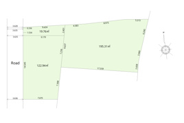 千種区春岡１丁目 土地の間取り