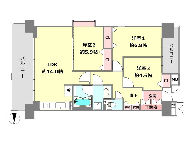 間取り：328000651652