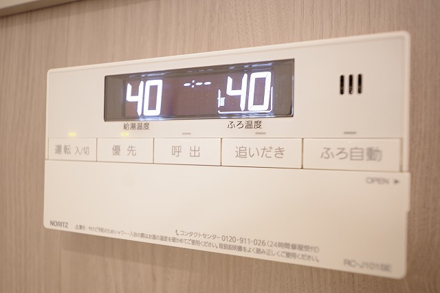給湯設備のリモコンです！
