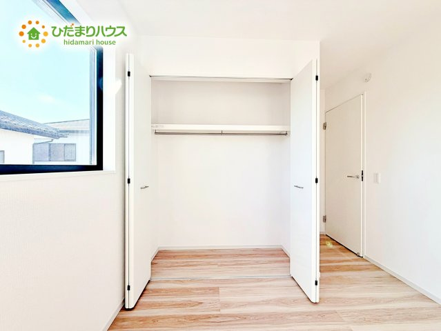 各部屋にしっかり収納を完備しています♪