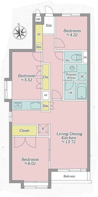 間取り：313004661696